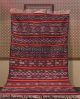 255x160 CM Moroccan Handmade wool burgundy with vintage design carpet